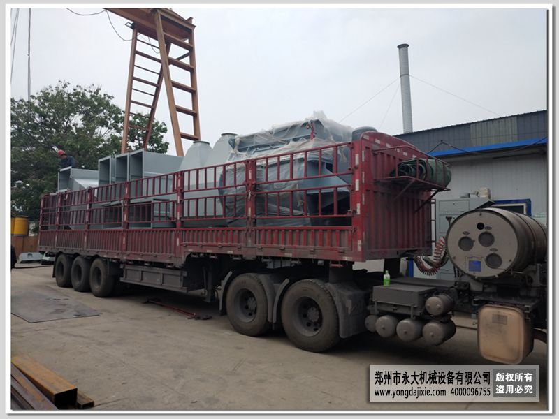 陜西榆林年產(chǎn)15萬(wàn)噸干粉砂漿攪拌站第一車(chē)發(fā)貨